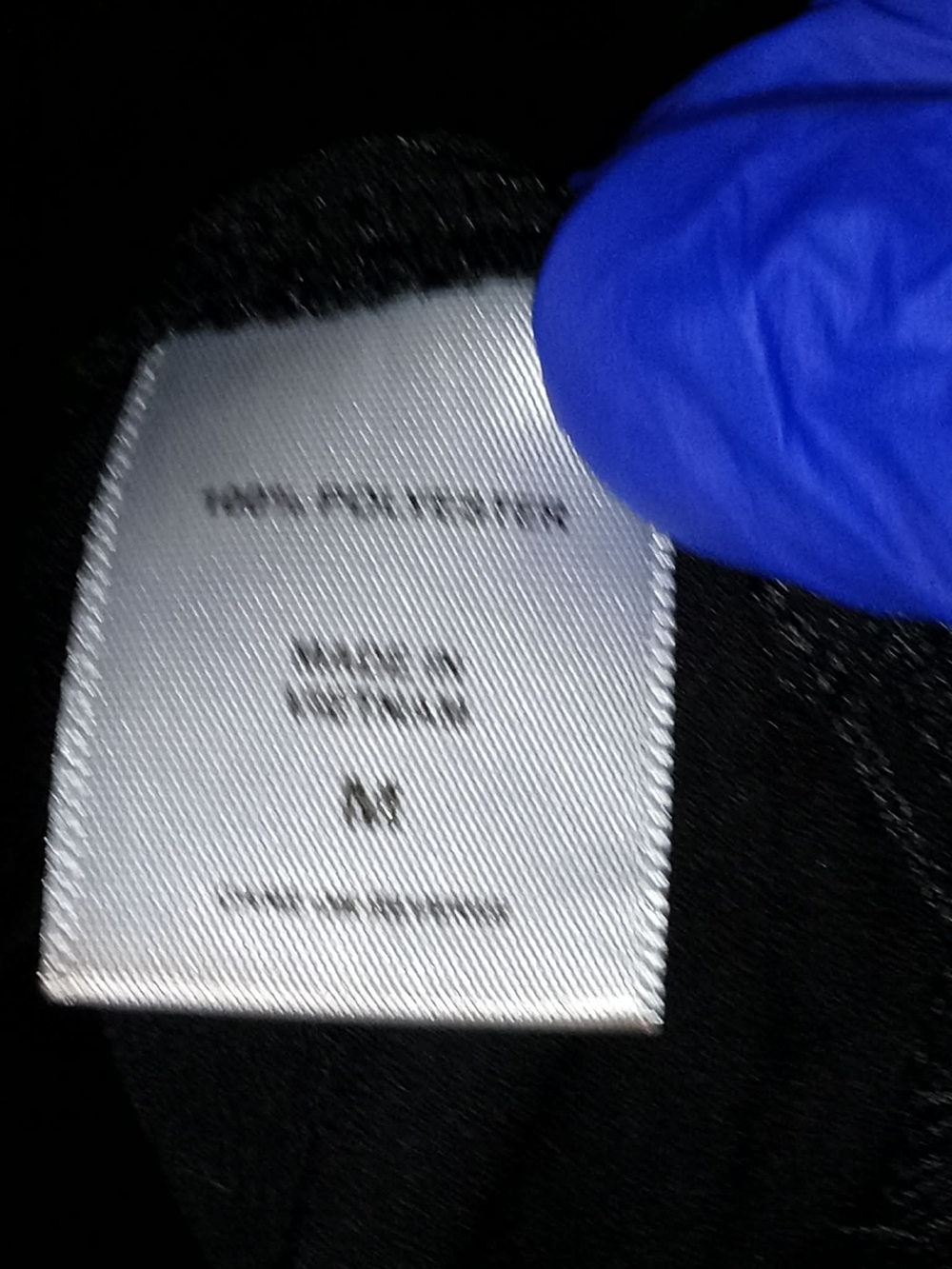 New York & Company Black Blouse White Edge Ruffle Sleeves Flowy Office Medium - Picture 4 of 4